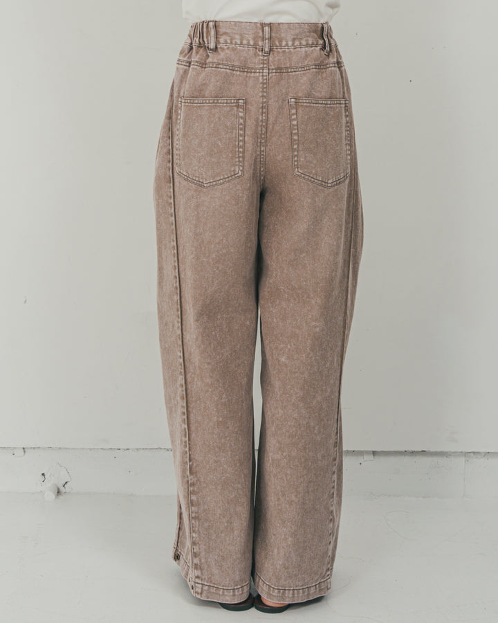 10oz サイドタック リラックスデニムパンツ