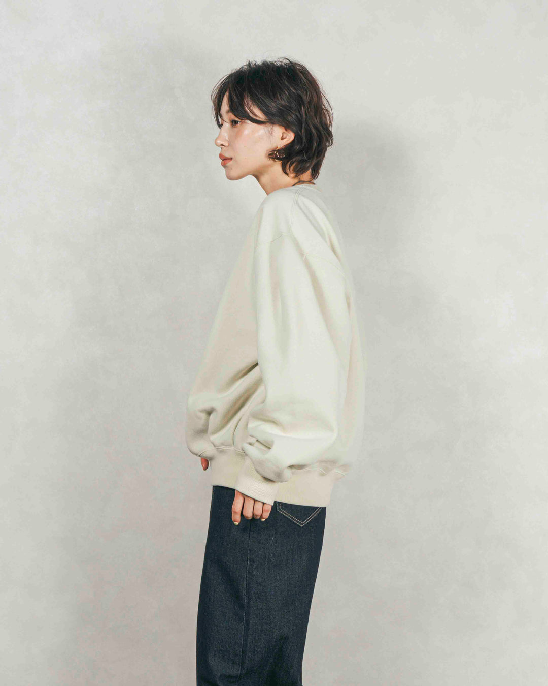 裏起毛フロッキーLogoスウェット (LIME)