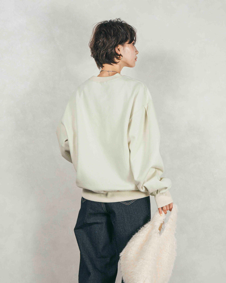 ［SET］フロッキーLogoスウェット+センターシーム リラックスカラーデニム（2SET）
