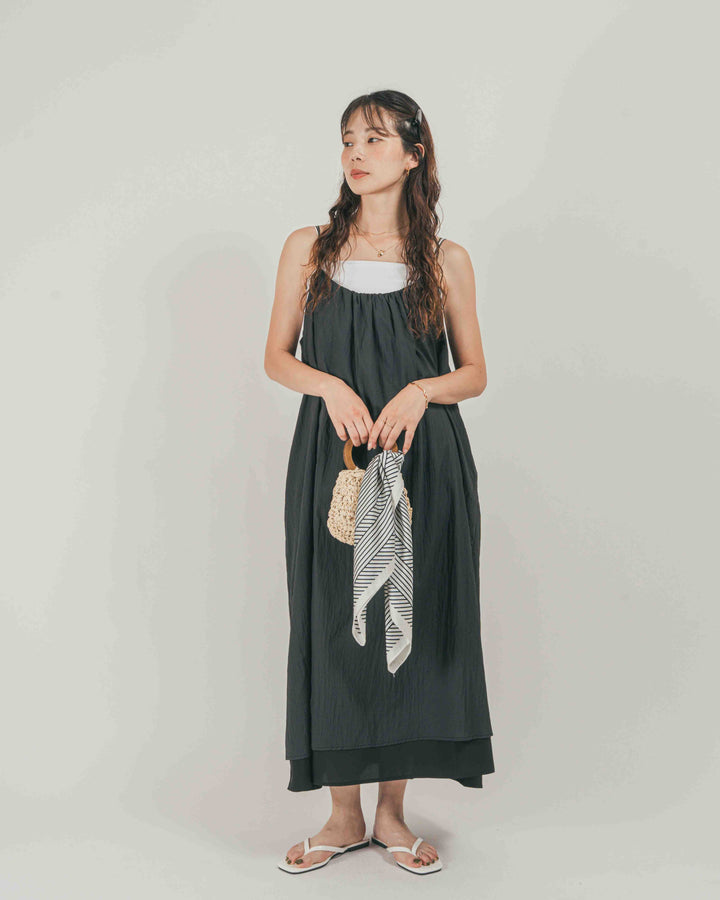 Glow Sheer ナイロンキャミワンピース
