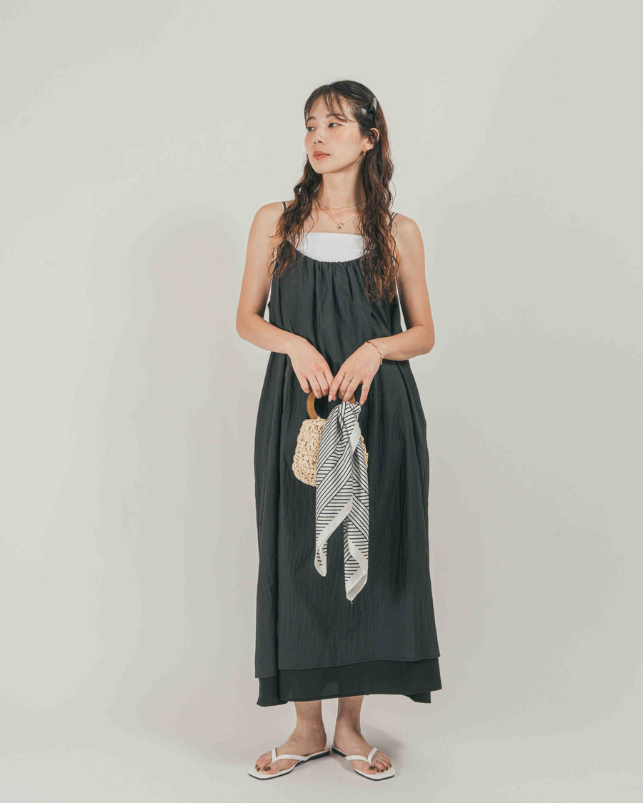 Glow Sheer ナイロンキャミワンピース