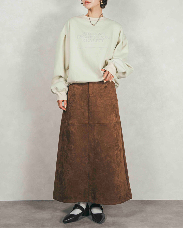 裏起毛フロッキーLogoスウェット (LIME)