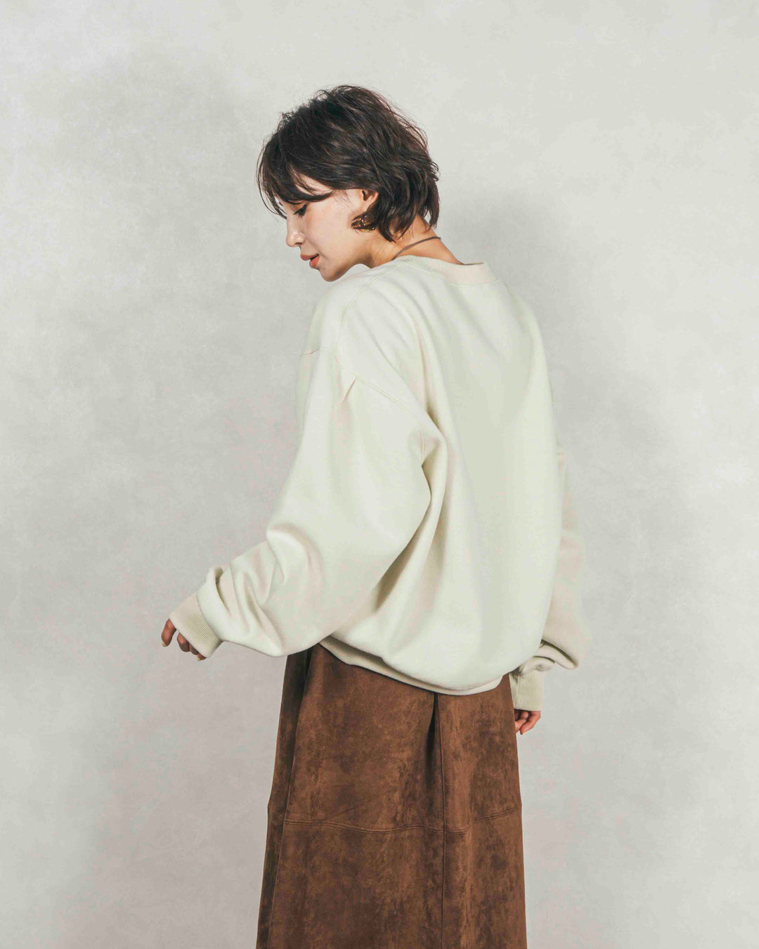 裏起毛フロッキーLogoスウェット (LIME)