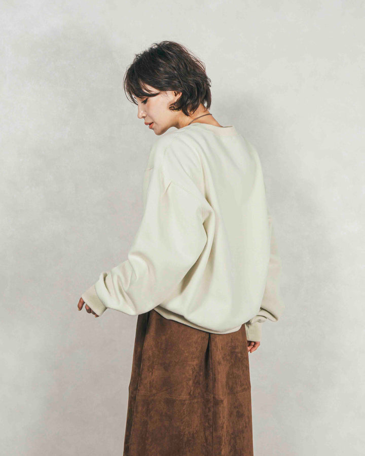 裏起毛フロッキーLogoスウェット (LIME)