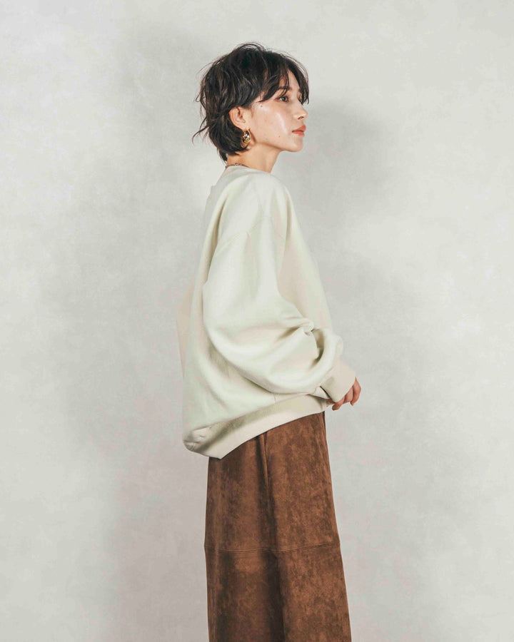 裏起毛フロッキーLogoスウェット (LIME)