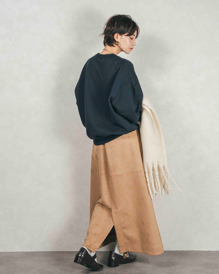 裏起毛フロッキーLogoスウェット (NAVY)