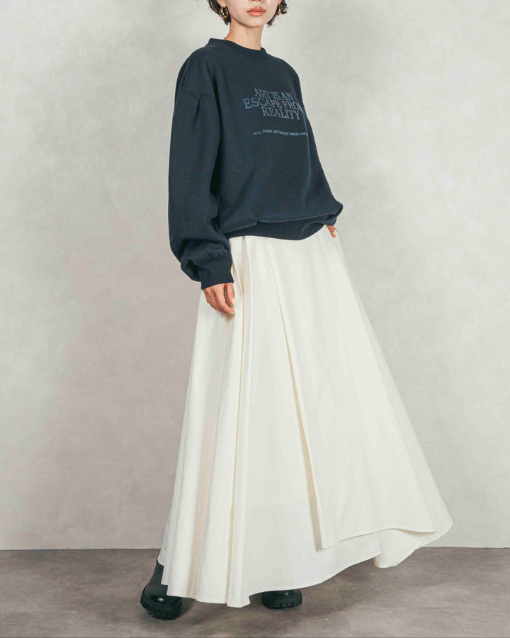 裏起毛フロッキーLogoスウェット (NAVY)