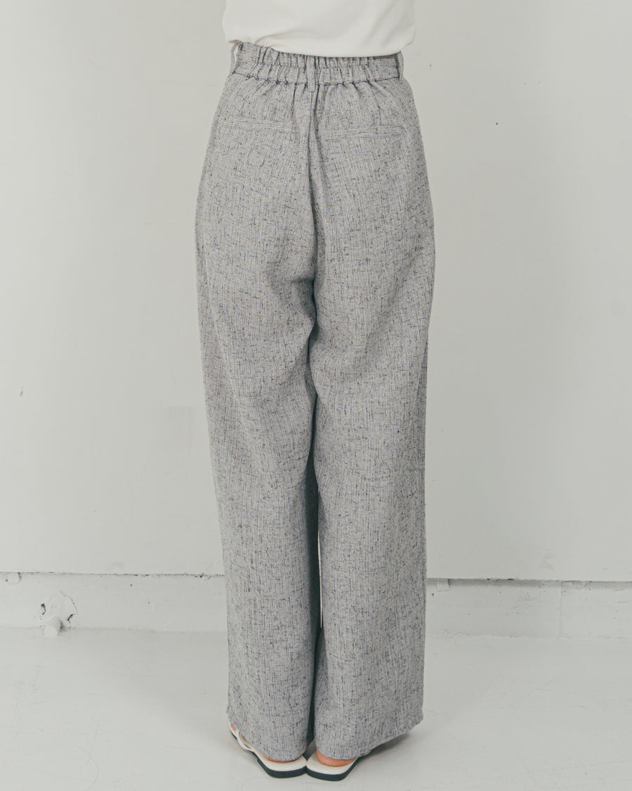 Tweedダブルタックパンツ