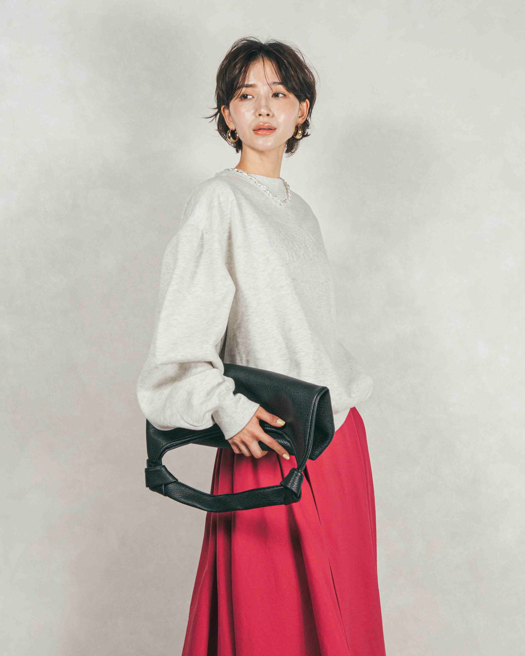 裏起毛フロッキーLogoスウェット (OATMEAL)