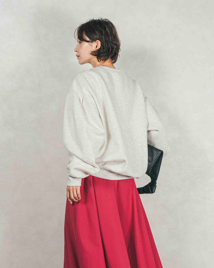 裏起毛フロッキーLogoスウェット (OATMEAL)