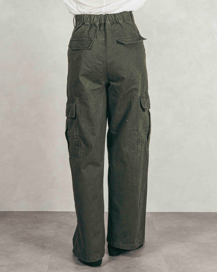 ピグメントツイルカーゴパンツ (KHAKI)