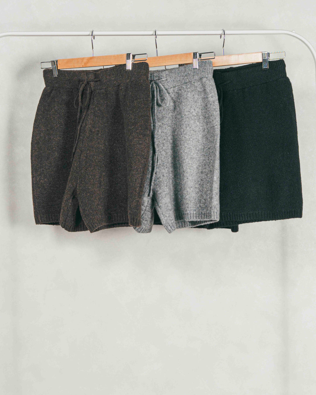 Cloudyメランジハーフパンツ (BROWN)