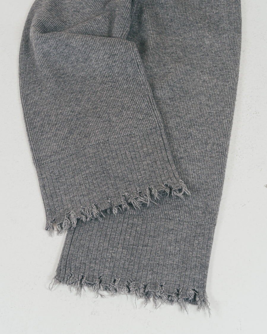 ［SET］Nuance Hem ハイネックニット + Nuance Hem ルーズニットパンツ + ストレッチレースシアートップス（3SET）
