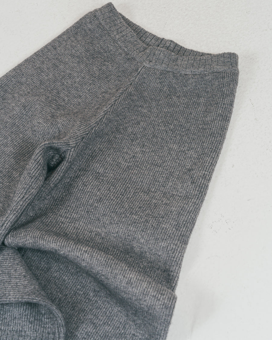 ［SET］Nuance Hem ハイネックニット + Nuance Hem ルーズニットパンツ + ストレッチレースシアートップス（3SET）
