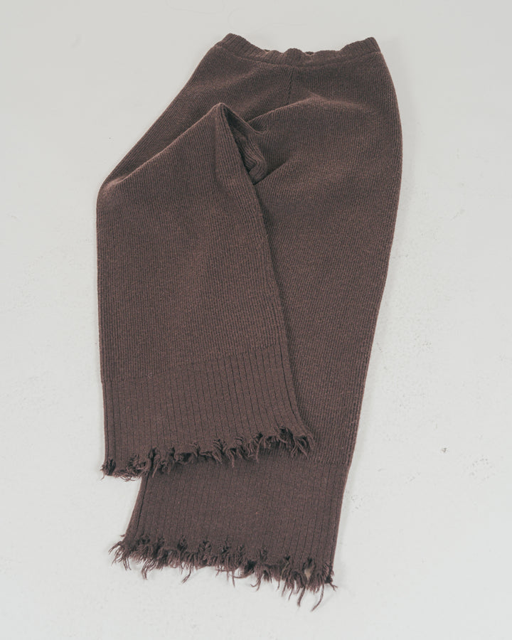 ［SET］Nuance Hem ハイネックニット + Nuance Hem ルーズニットパンツ + ストレッチレースシアートップス（3SET）