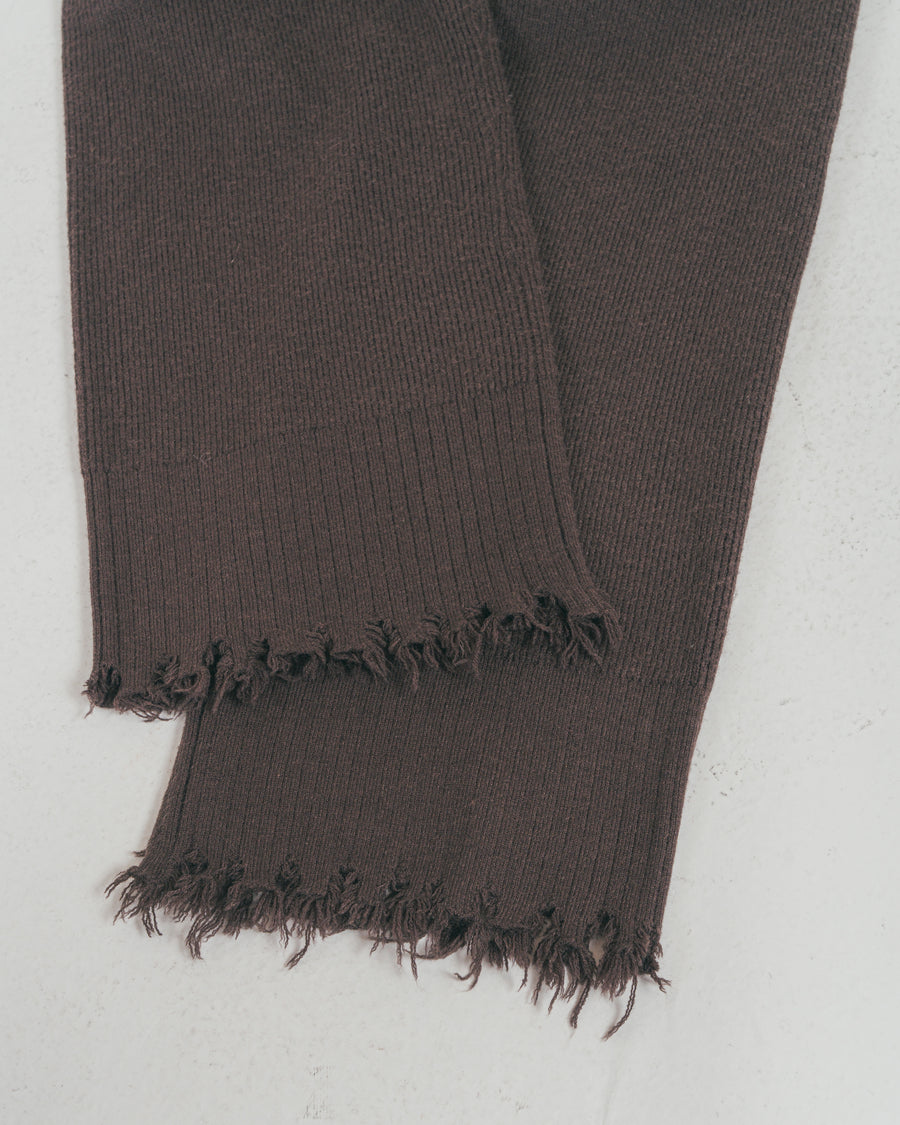 ［SET］Nuance Hem ハイネックニット + Nuance Hem ルーズニットパンツ + ストレッチレースシアートップス（3SET）