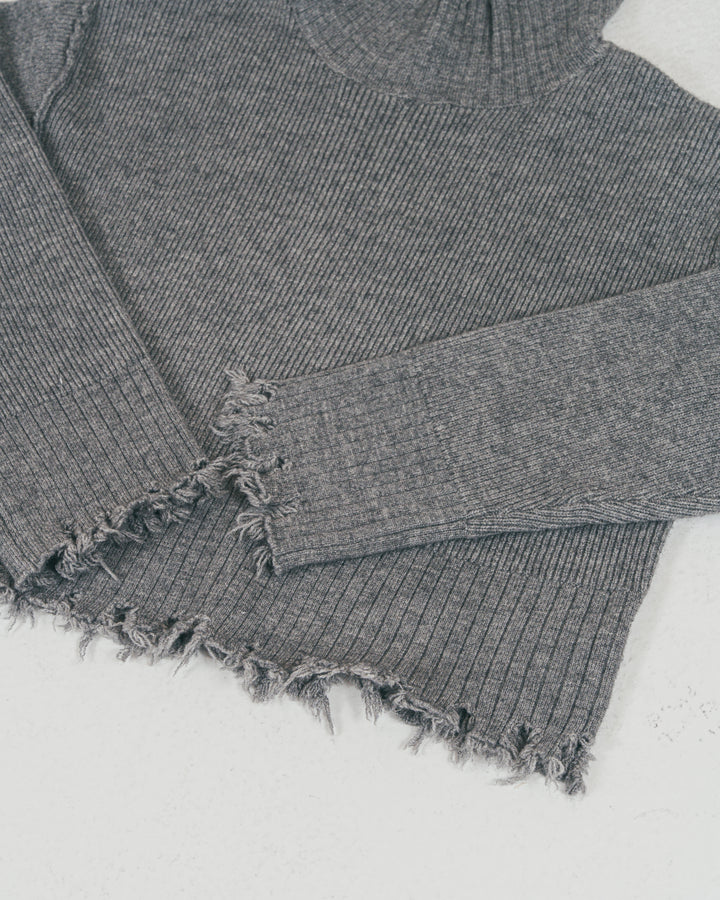 Nuance Hem ハイネックニット