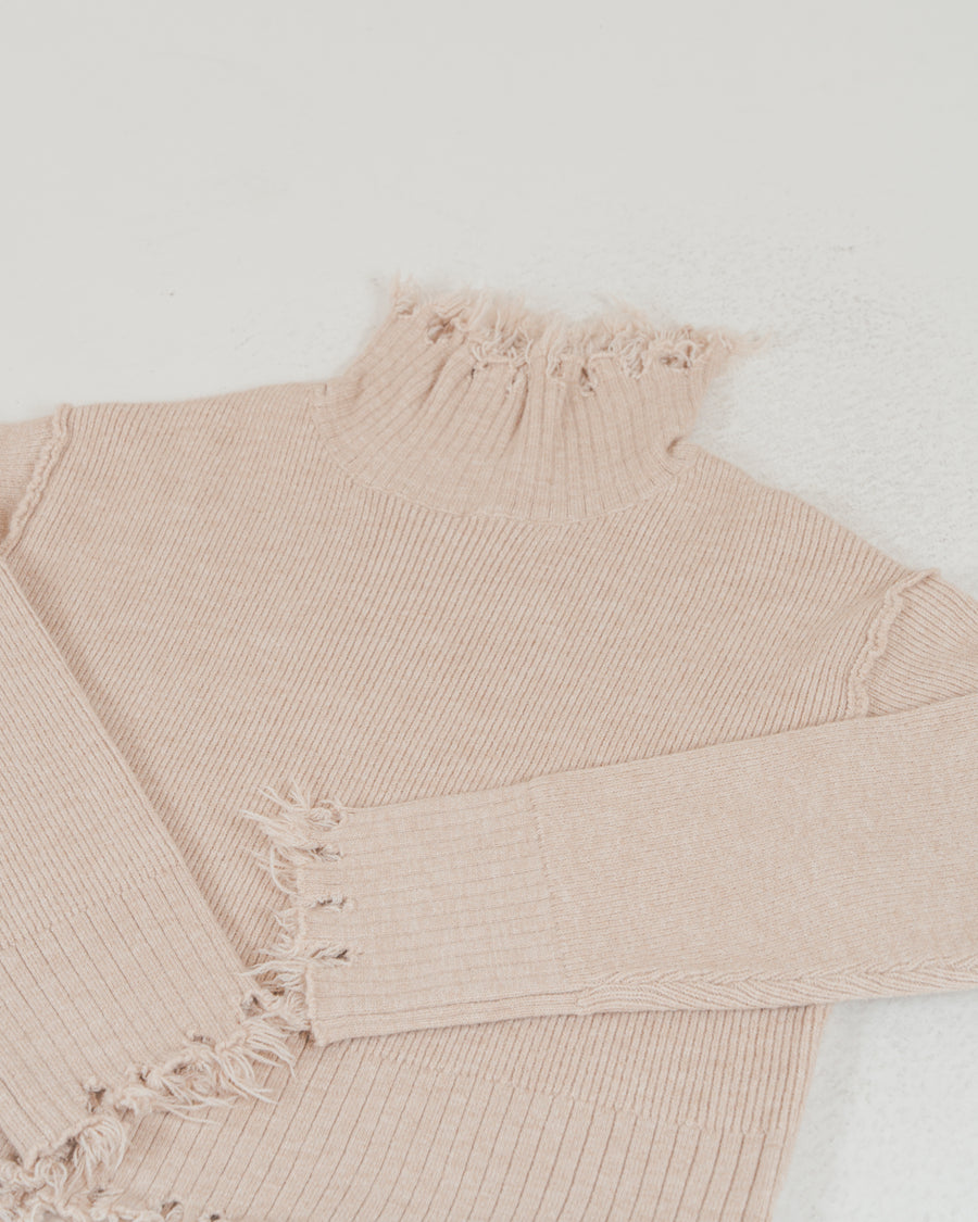 Nuance Hem ハイネックニット
