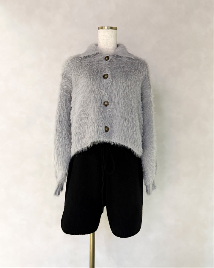 Cloudyメランジハーフパンツ (BLACK)