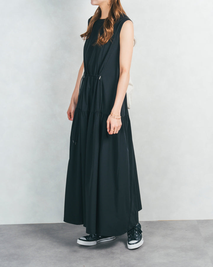 サンディービーチボリュームワンピ (BLACK)