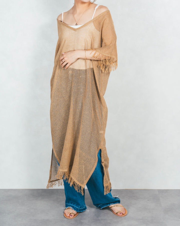 リラックスリゾートワンピ (BEIGE)