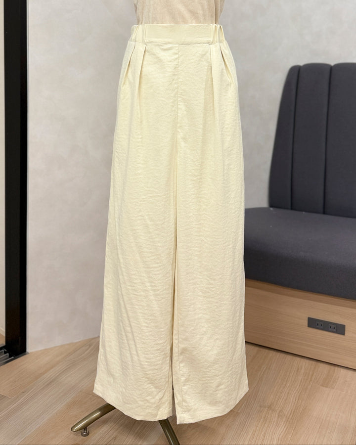 【※サンプル品】ベーシックストレートイージーパンツ(YELLOW BEIGE)