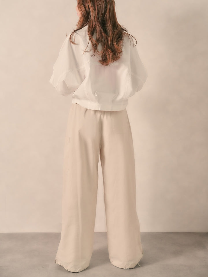 【新品 / キャリー品】クロップドコットンシャツ